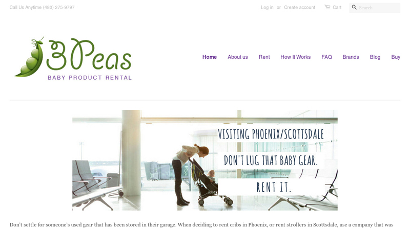Baby Product Rentals C 3 Peas Baby Gear Rental