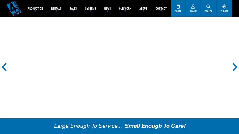 4Wall | Lighting, Video, and Rigging Equipment Rentals, Event Producton Services and Systems Design