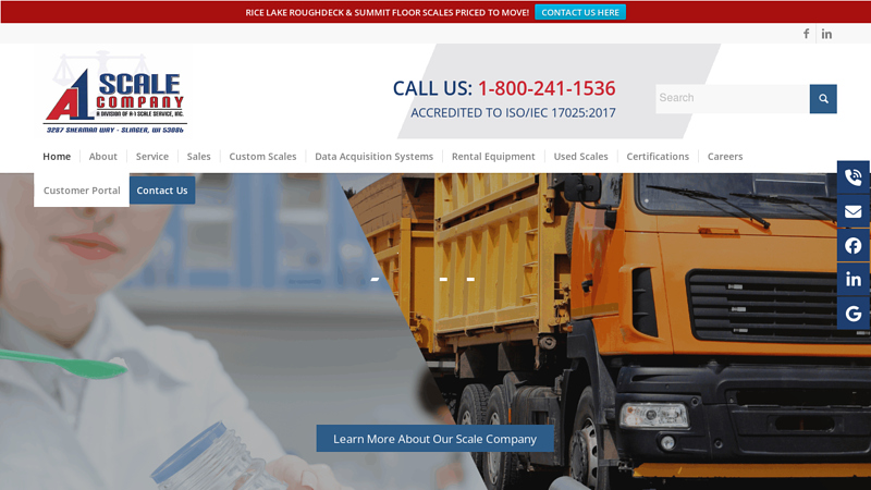 A-1 Scale Company | New & Used Industrial Scales & Custom Scales
