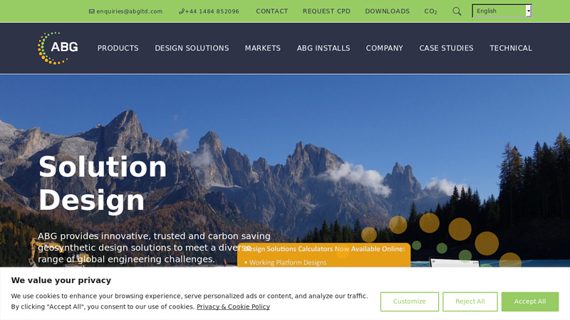 ABG Geosynthetics | Attenuation Systems | Geocomposites | Geogrids