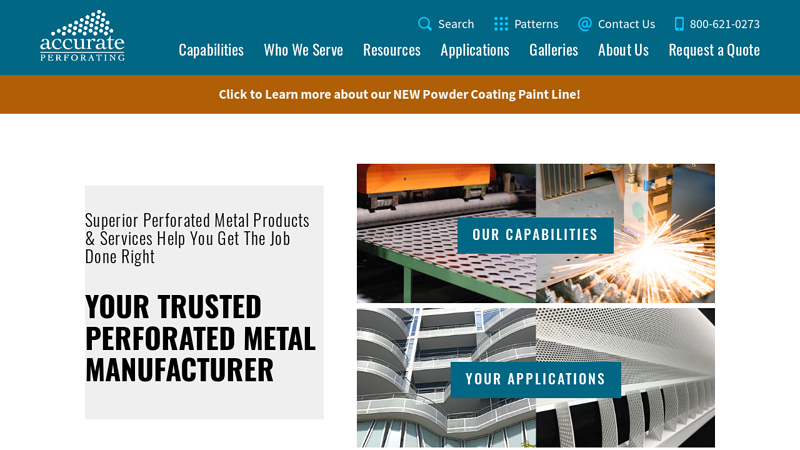 Perforated Metal | Accurate Perforating | Chicago