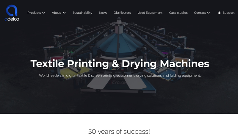 Textile Printing | Screen Printing Machines | Adelco