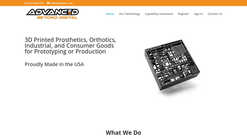 Home Page - Advanced 3D