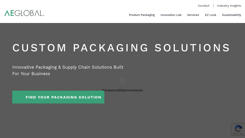 Specialized & Innovative Packaging Solutions - AE Global