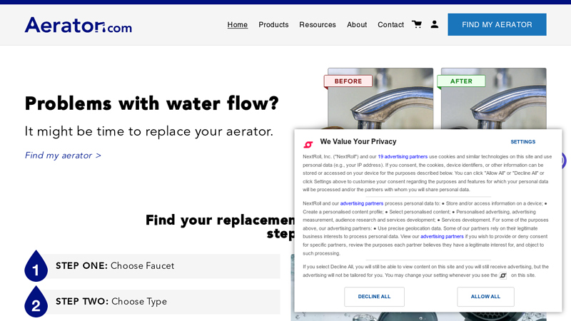 OEM Faucet Aerators For Kitchen, Bathroom & Tubs | Shop Now!