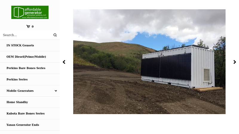 Affordable Generator - Manufacturers of Diesel Generator Sets at a price you can afford.