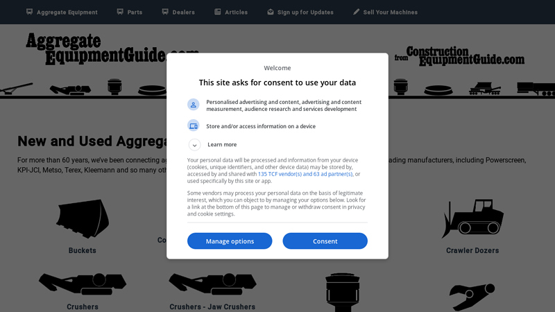 New and Used Aggregate Equipment : Aggregate Equipment Guide