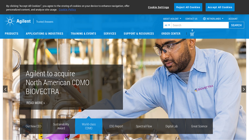 Chemical Analysis, Life Sciences, and Diagnostics | Agilent