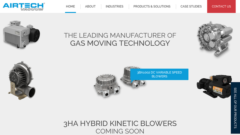 Custom Blower & Vacuum Pump Engineering Manufacturer | Airtech