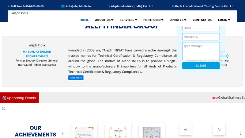 BIS Certification Consultants | ISI Mark, FMCS, CRS Certificate