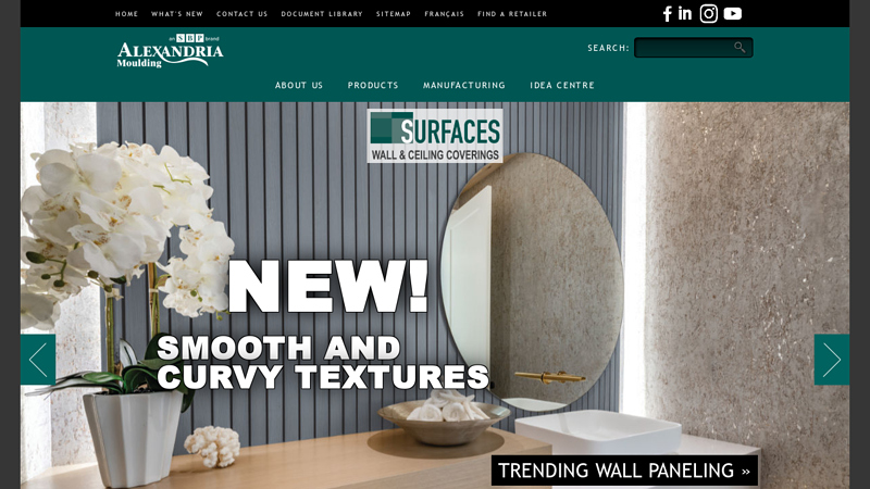 Moulure Alexandria Moulding: Home