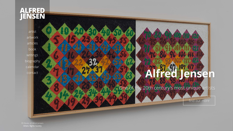 Alfred Jensen | Abstract Painter