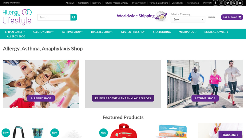 Allergy & Asthma Products | Epipen Cases | Medical ID