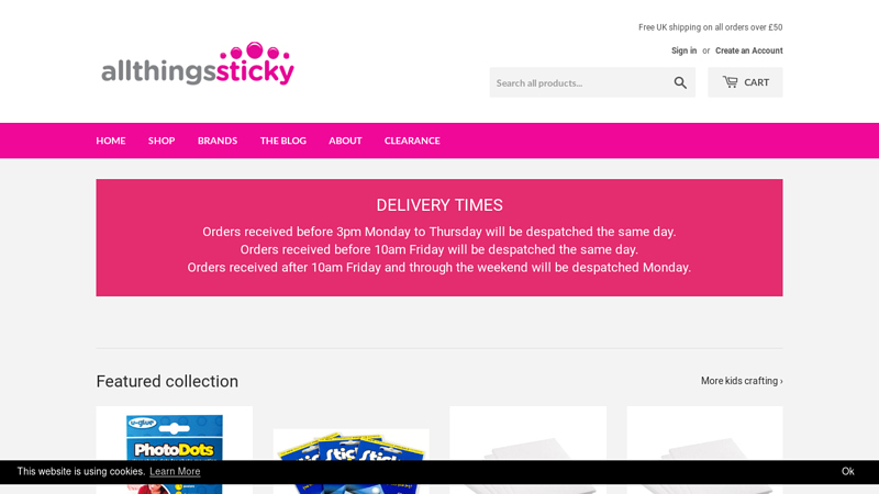 Allthingssticky sells products for craft & DIY, and The Bugo