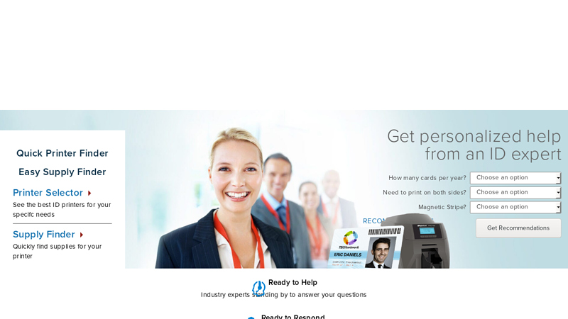 ID Badges & ID Cards: Photo ID Systems Software, ID Card Printers & Fargo Printer