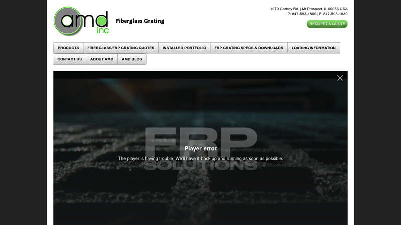 AMD Fiberglass Grating | Plastic Grating, FRP Grating, Bar Grating, Fiberglass Flooring