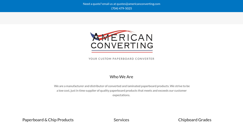 Paperboard - American Converting