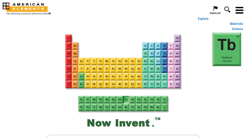 AMERICAN ELEMENTS? | The Advanced Materials Manufacturer