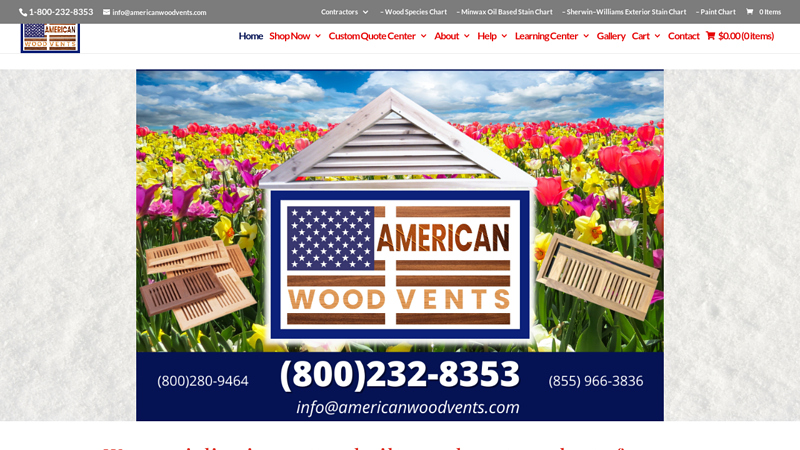 American Wood Vents | Custom Wood Vents & Registers