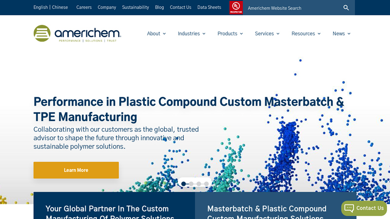 Masterbatch & Custom Compound Manufacturing | TPE & Custom Color Compounds for Plastics & Synthetic Fibers - Americhem
