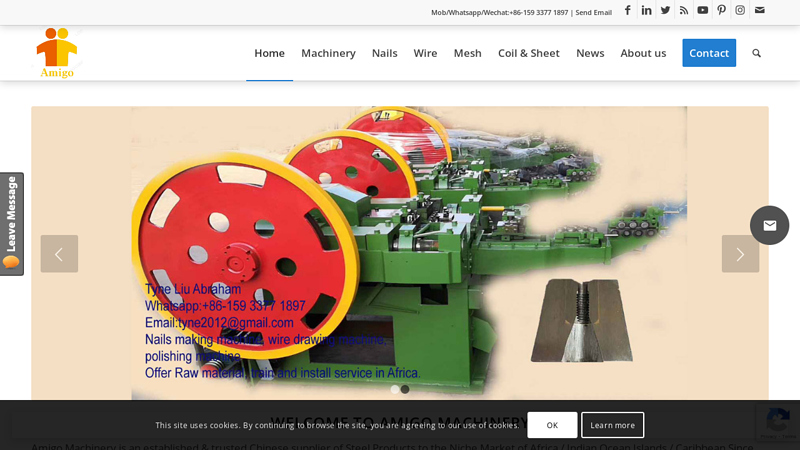 1-6inch nail making machine China manufacturer |Amigo Machinery