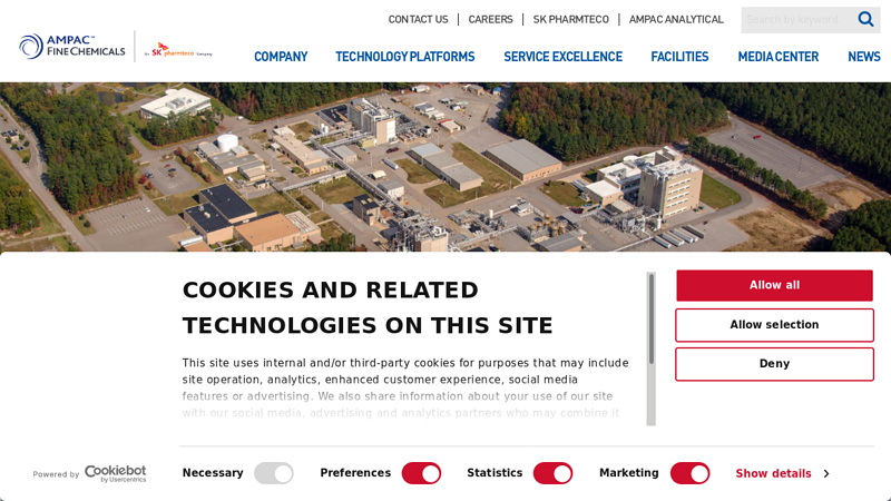 Pharmaceutical Manufacturing Company | Home | Ampac Fine Chemicals