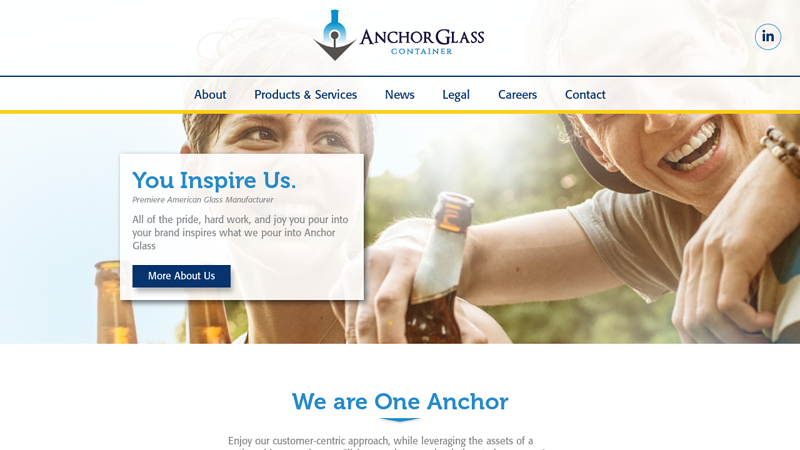 Premiere U.S. Glass Solutions & Manufacturing | Anchor Glass Container Corp.; Premiere U.S. Glass Solutions & Manufacturing | Anchor Glass Container Corp.