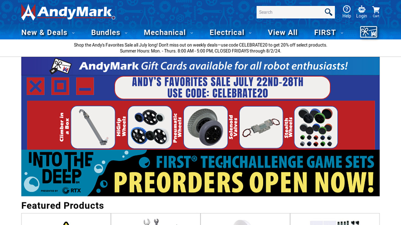 Educational Robotic Parts - AndyMark, Inc
