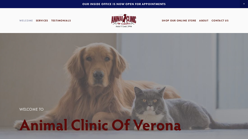 Animal Clinic Of Verona | #1 Veterinary Practice In Augusta County