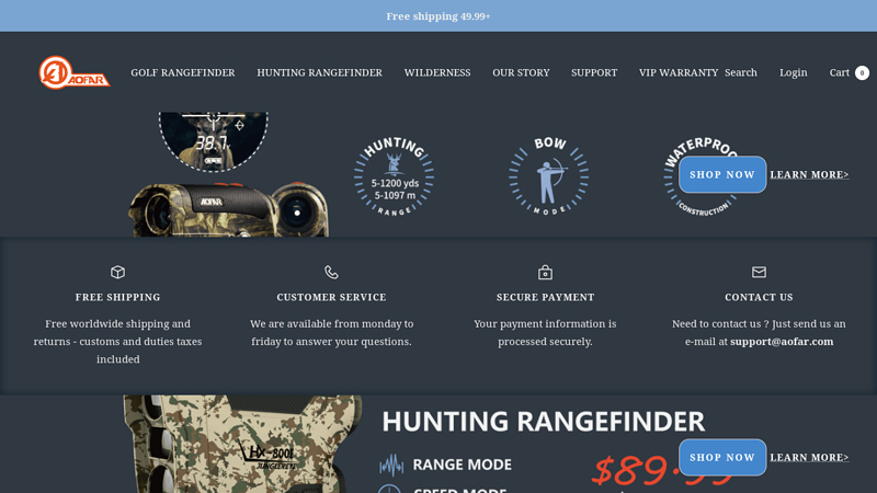 AOFAR.COM --Rangefinder&Compass