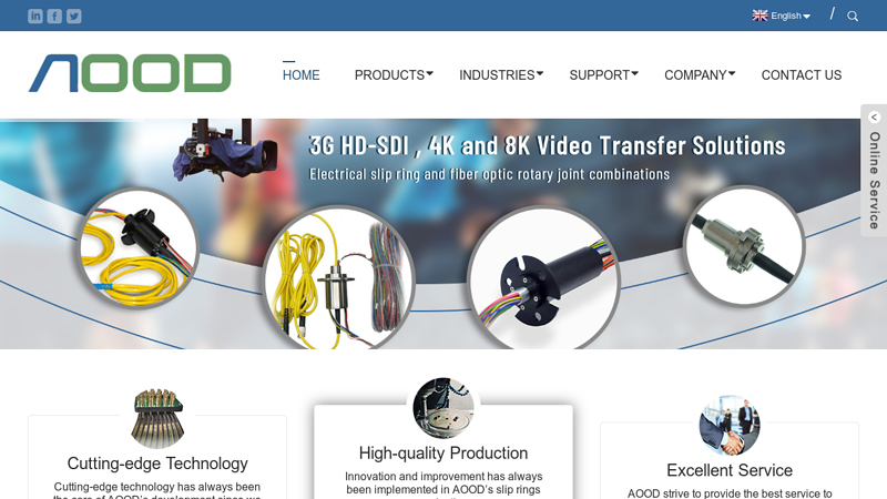 Slip Rings, Rotary Joints, Industrial Slip Rings - AOOD