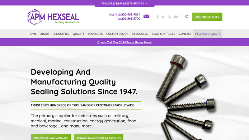 The Sealing Specialists | APM Hexseal Corporation