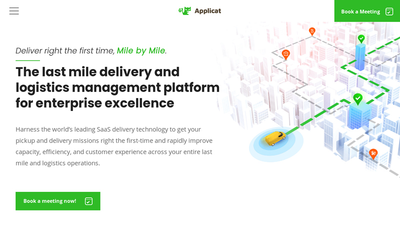 Applicat | Last Mile Delivery & Logistics Management Platform
