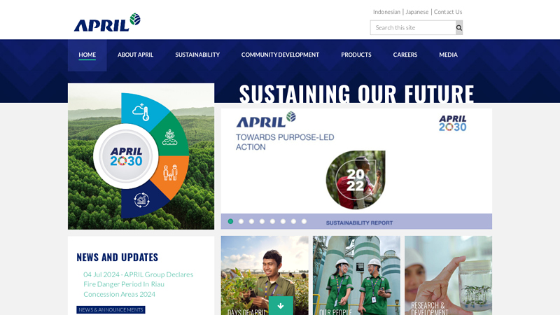 APRIL Group | Pulp and Paper Products | Sustainable Forest Management