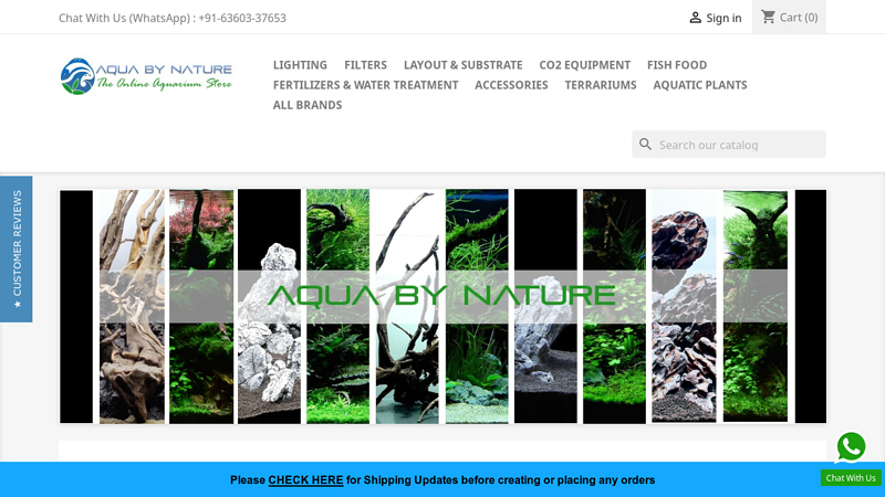 Online Aquarium Store India | Buy Aquarium Plants Online | Buy Aquarium Accessories Online | AquaByNature-Shop.com