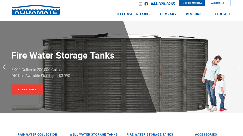 Aquamate | Engineered Steel Water Tanks (5,000 to 200,000 Gallons)