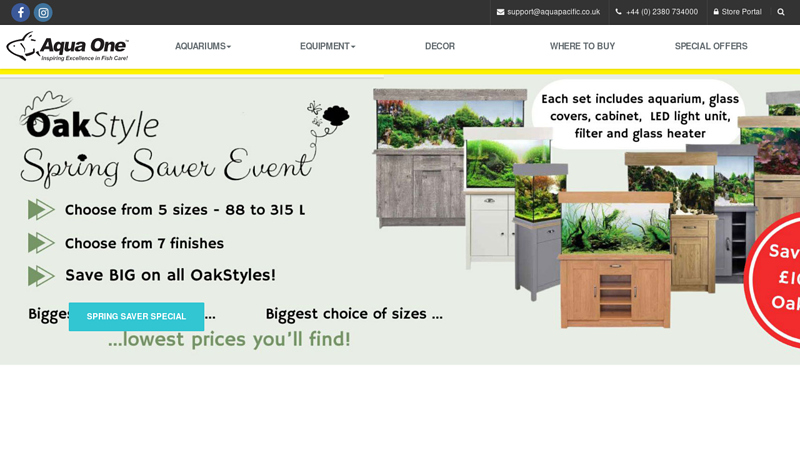 Aqua One: Quality, affordable and stylish fish tanks and accessories