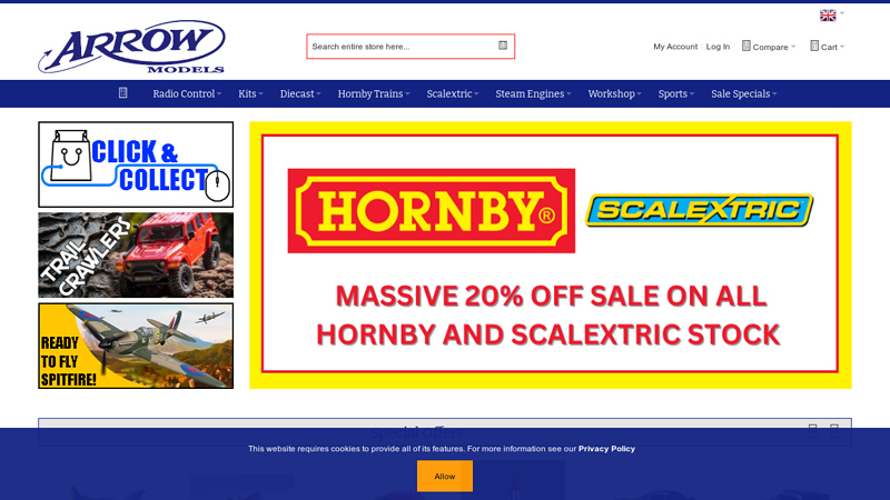 Arrow Models Home Page