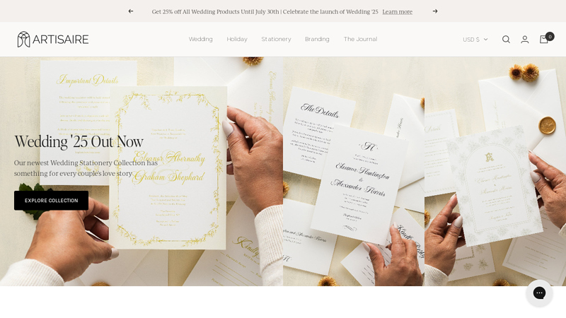 Artisaire | Wedding Invitations, Cards, Wax Seals & More