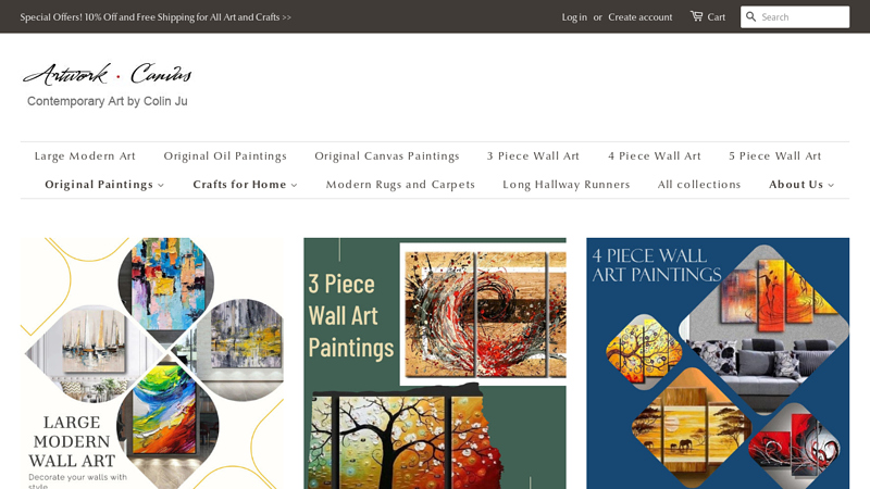 Buy Original Hand Painted Art, Landscape Paintings, Heavy Texture Art C artworkcanvas