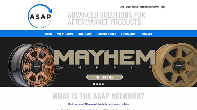 ASAP Network Automotive Data | Advanced Solutions For Aftermarket Products