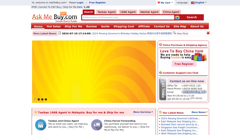 Malaysia Taobao Agent Parcel Forwarding - Ask Me Buy