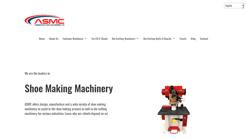 Shoe Making Machinery | American Shoe Machinery Company