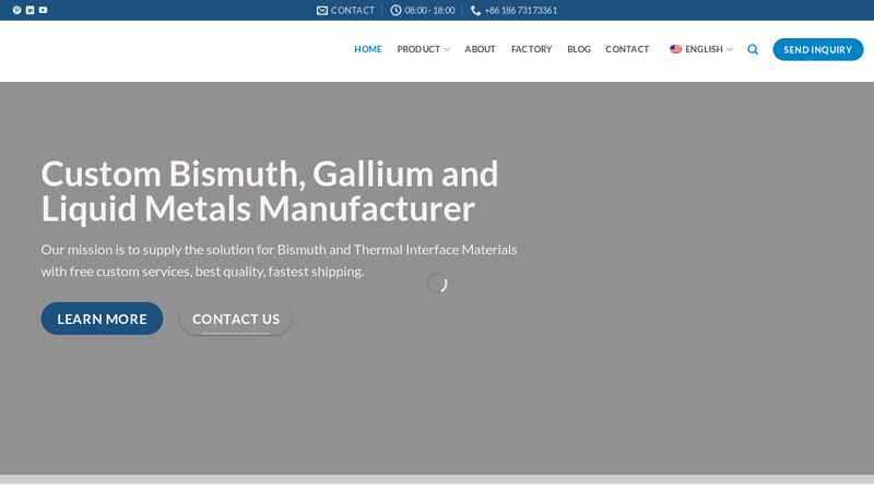 Aster Materials Bismuth Powder | Liquid Metal Thermal Paste | Custom Gallium Metal Manufacturer