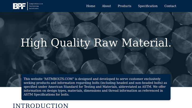 ASTM Bolts Manufacturer C Boltport Fasteners LLP