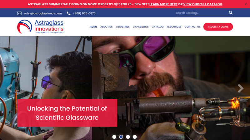 Astraglass Innovations - Premier Scientific Glassware Supplier