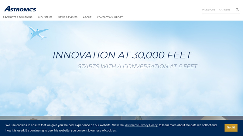 Astronics | Innovative Technology, Collaborative Solutions