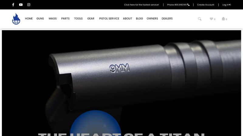 Atlas Gunworks - 2011 / 1911 Handguns, Parts, & Accessories