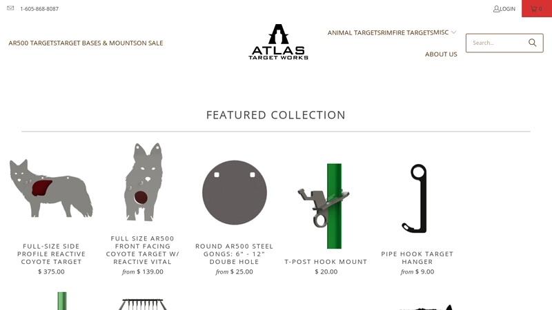 AR500 Steel Targets for Rifle Pistol and Shotgun - Atlas Target Works