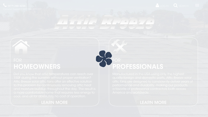 Attic Breeze Solar Attic Fans